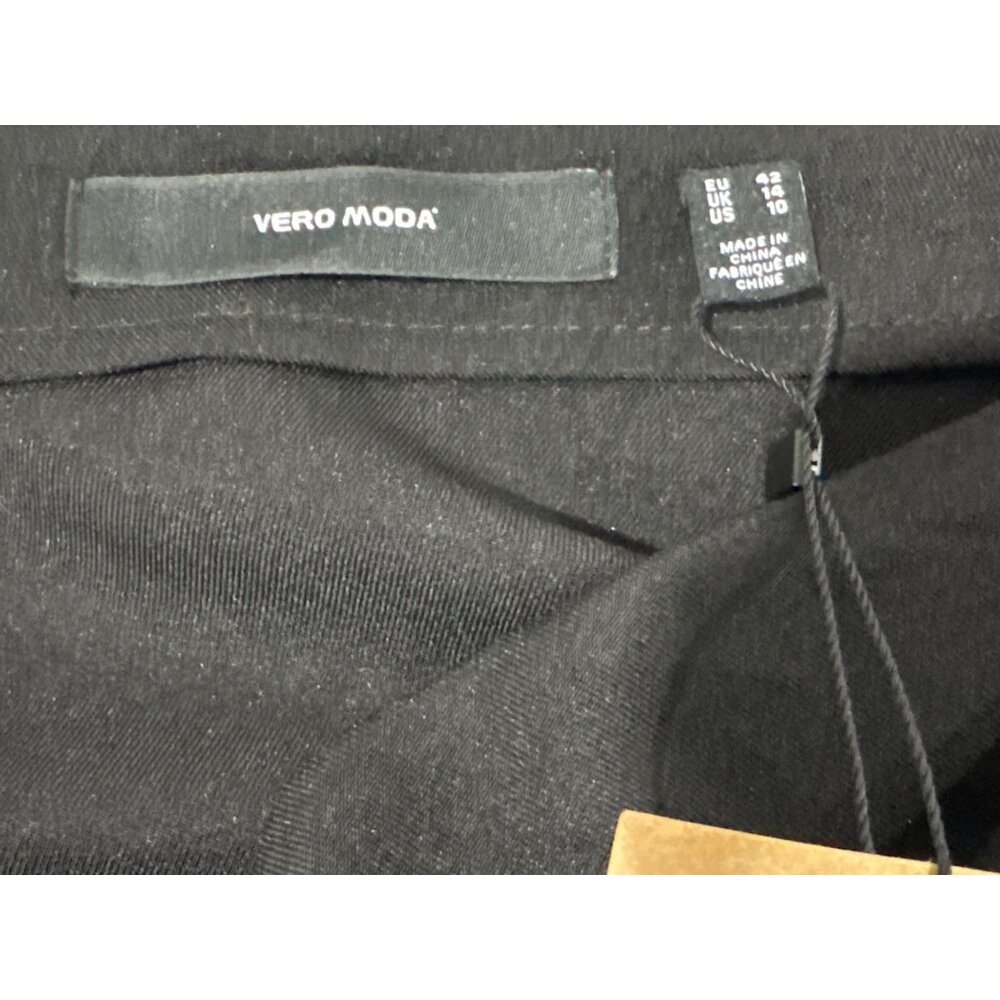 Vero Moda Women's Black Mini Skirt With Bow 10 - Picture 4 of 6